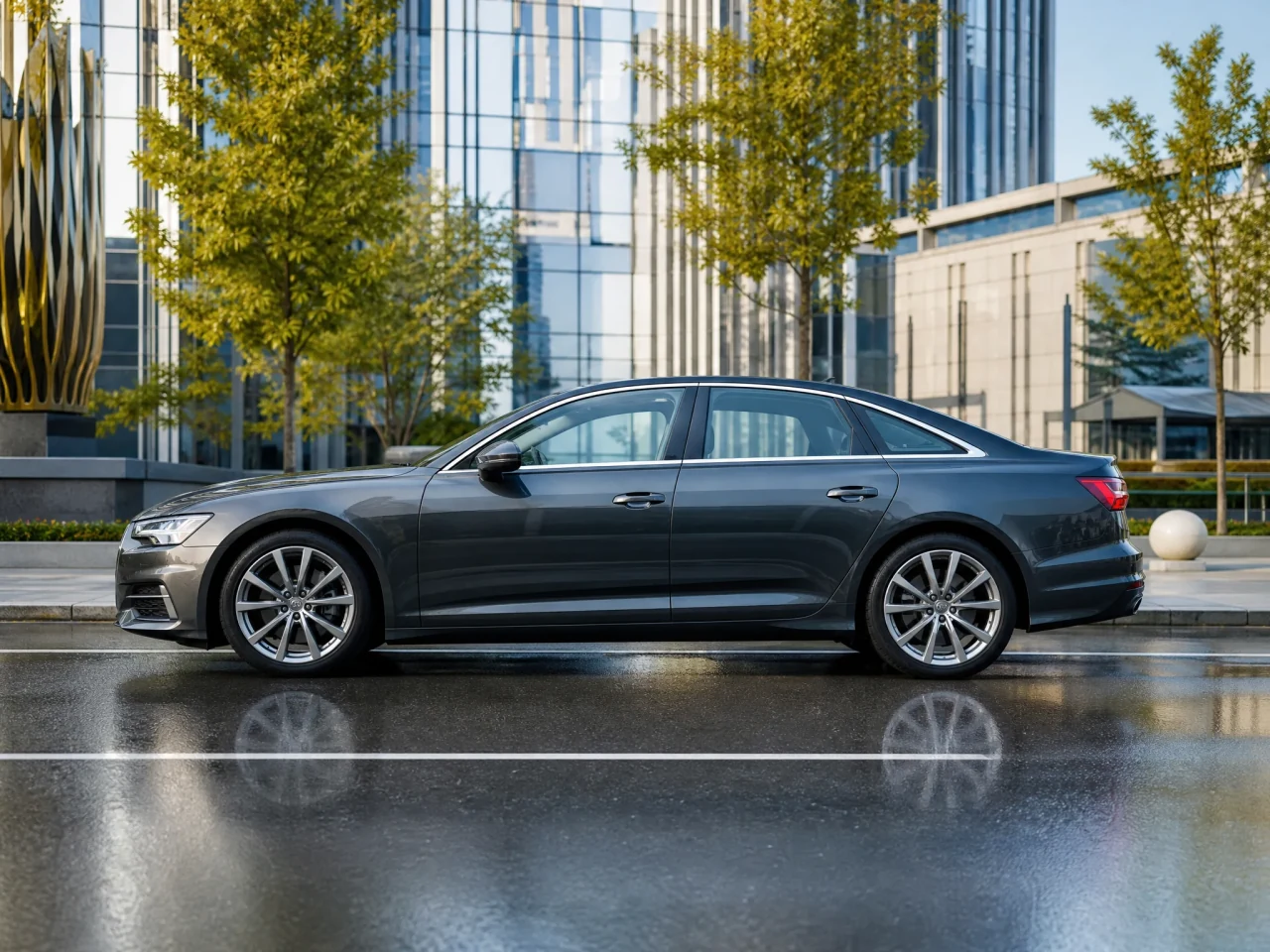 Audi A6 — сбоку