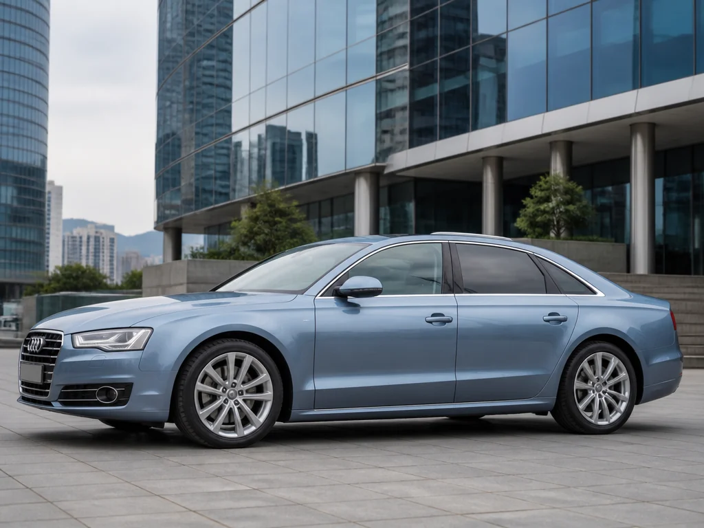 Audi A8 2016 — сбоку