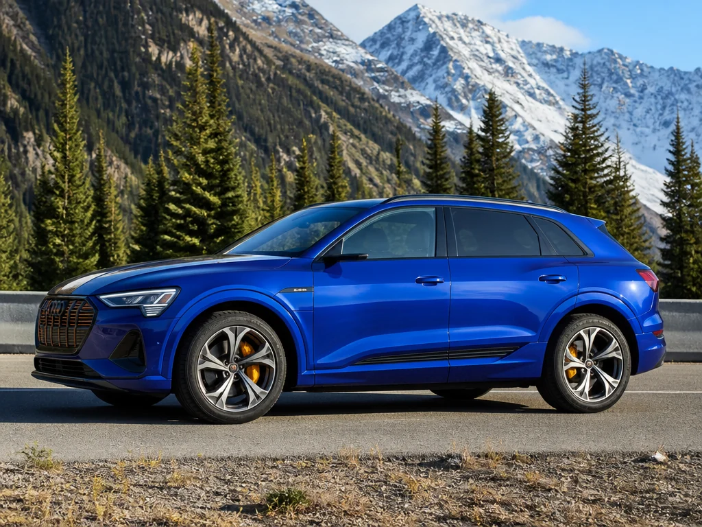Audi e-tron 2022 — сбоку