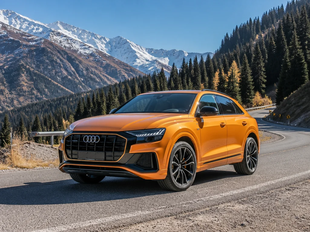 Audi Q8 2019 — спереди