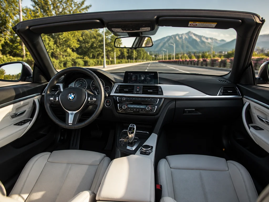 BMW 440i Cabrio 2017 — салон