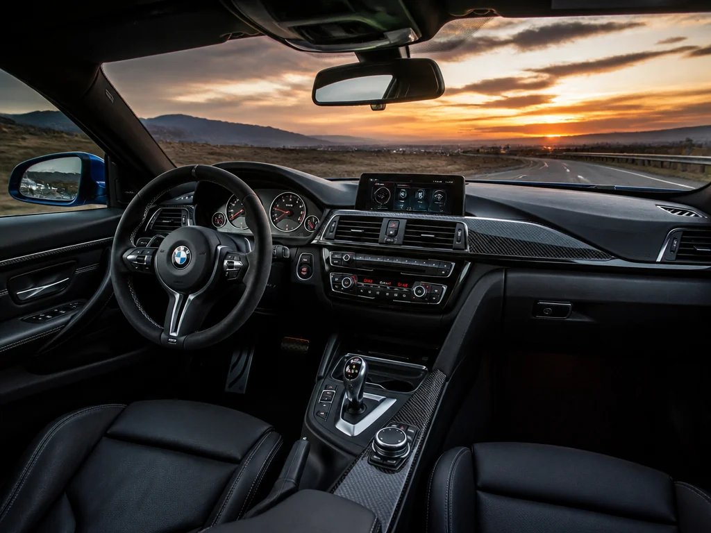BMW M4 2016 — салон