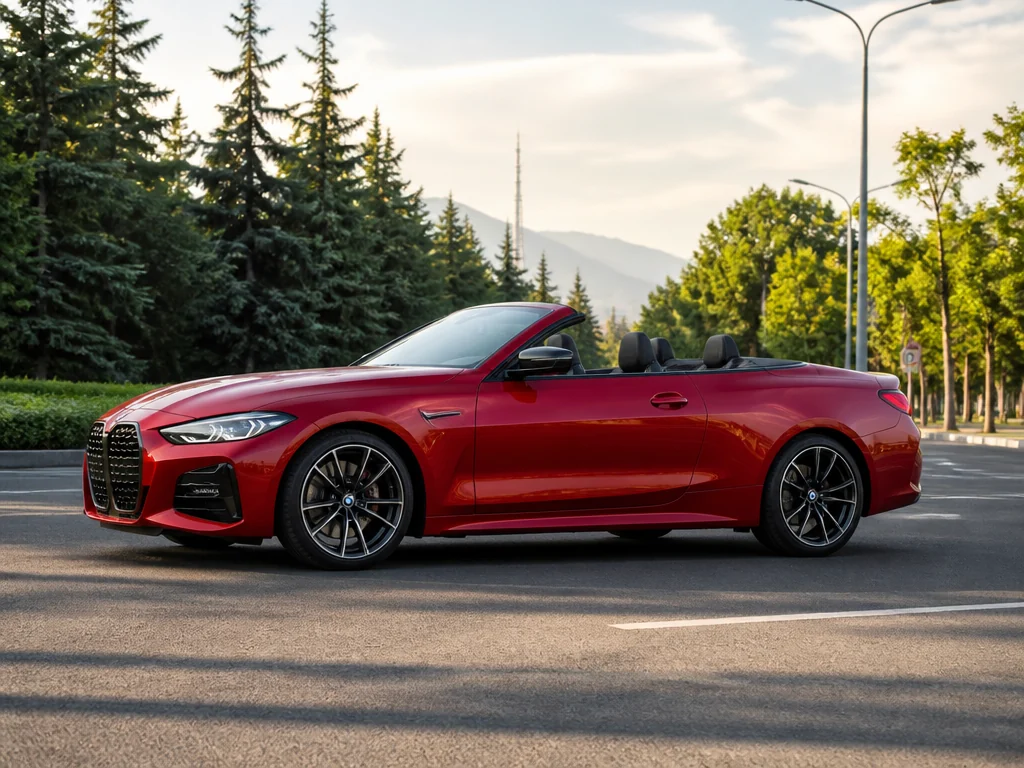 BMW M440i Cabrio — сбоку