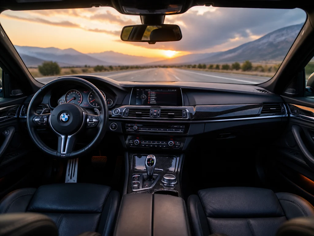 BMW M5 2016 — салон