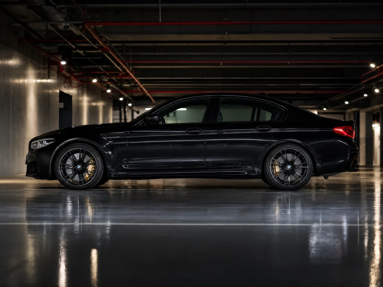 BMW M5 — сбоку