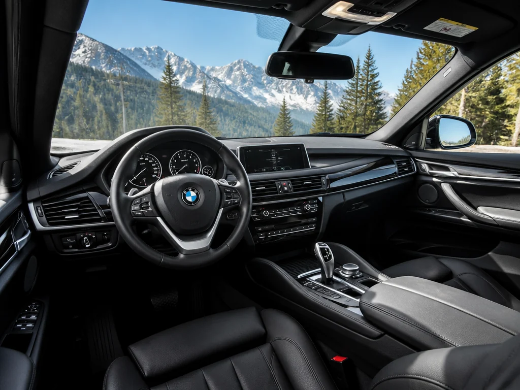 BMW X6 2017 — салон