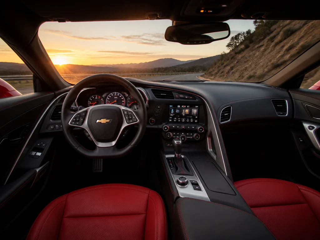 Chevrolet Corvette 2016 — салон