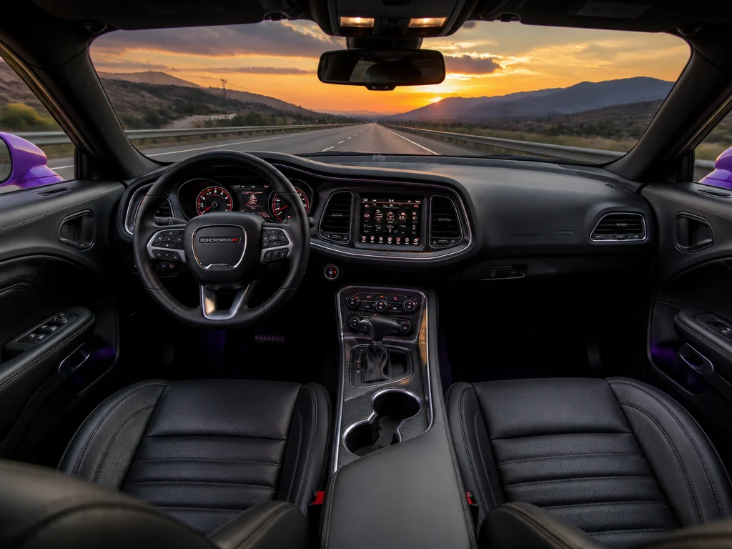 Dodge Challenger 2015 — салон