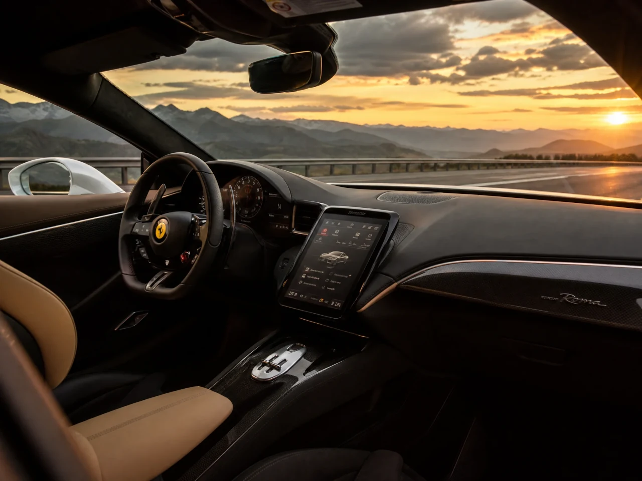Ferrari Roma — салон