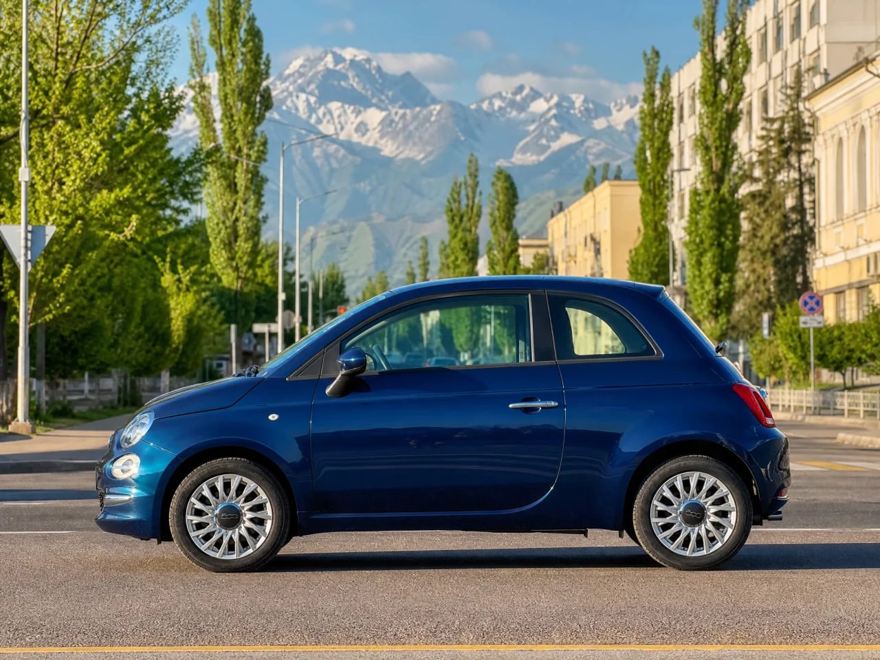Fiat 500 — сбоку