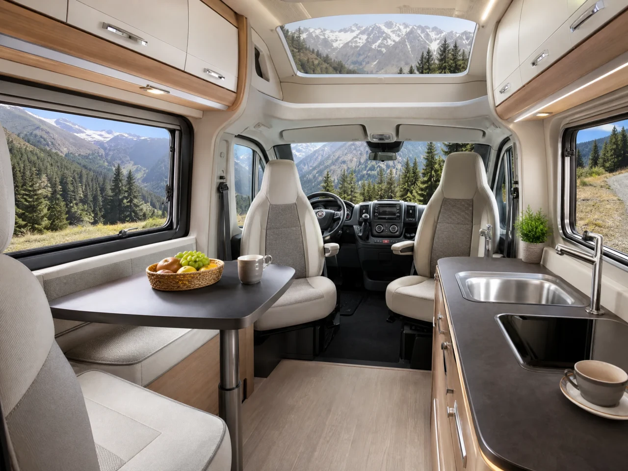 Fiat Ducato Motorhome — салон