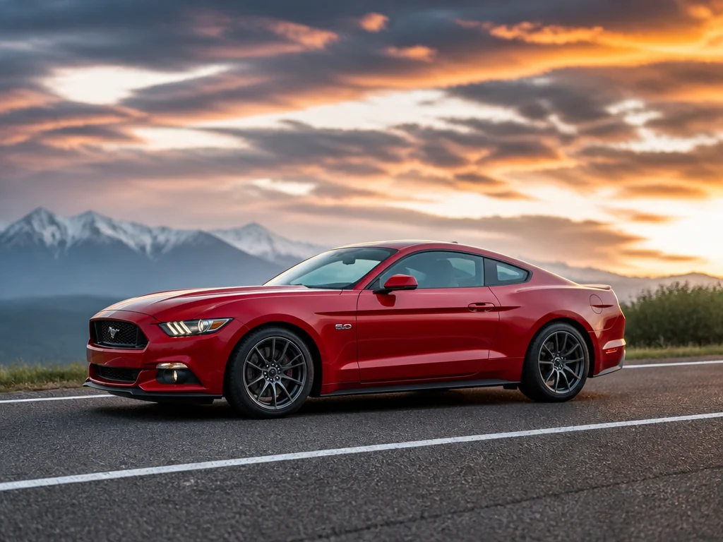 Ford Mustang 2015 — сбоку