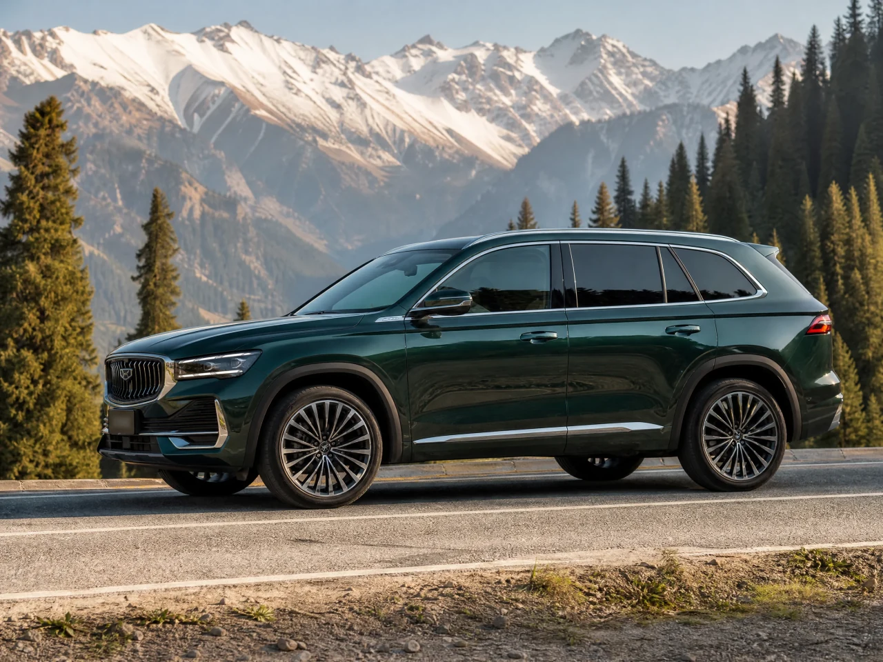 Geely Monjaro — сбоку