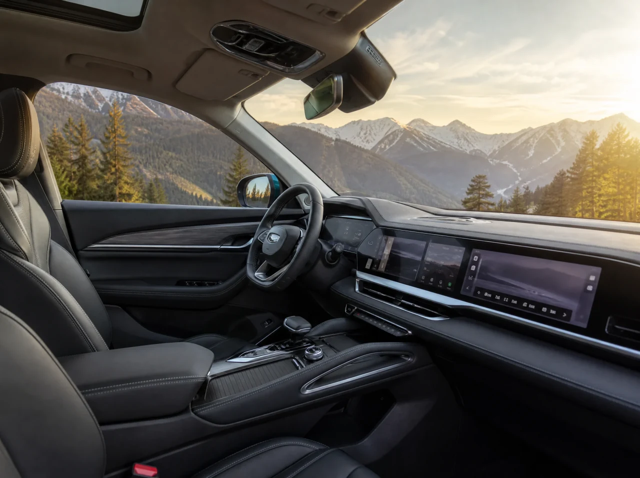 Geely Monjaro — салон