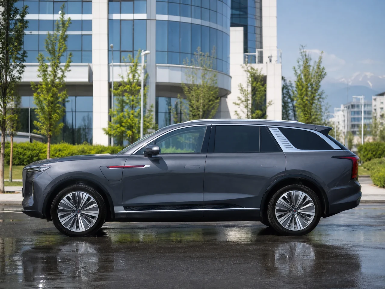 Hongqi E-HS9 — сбоку