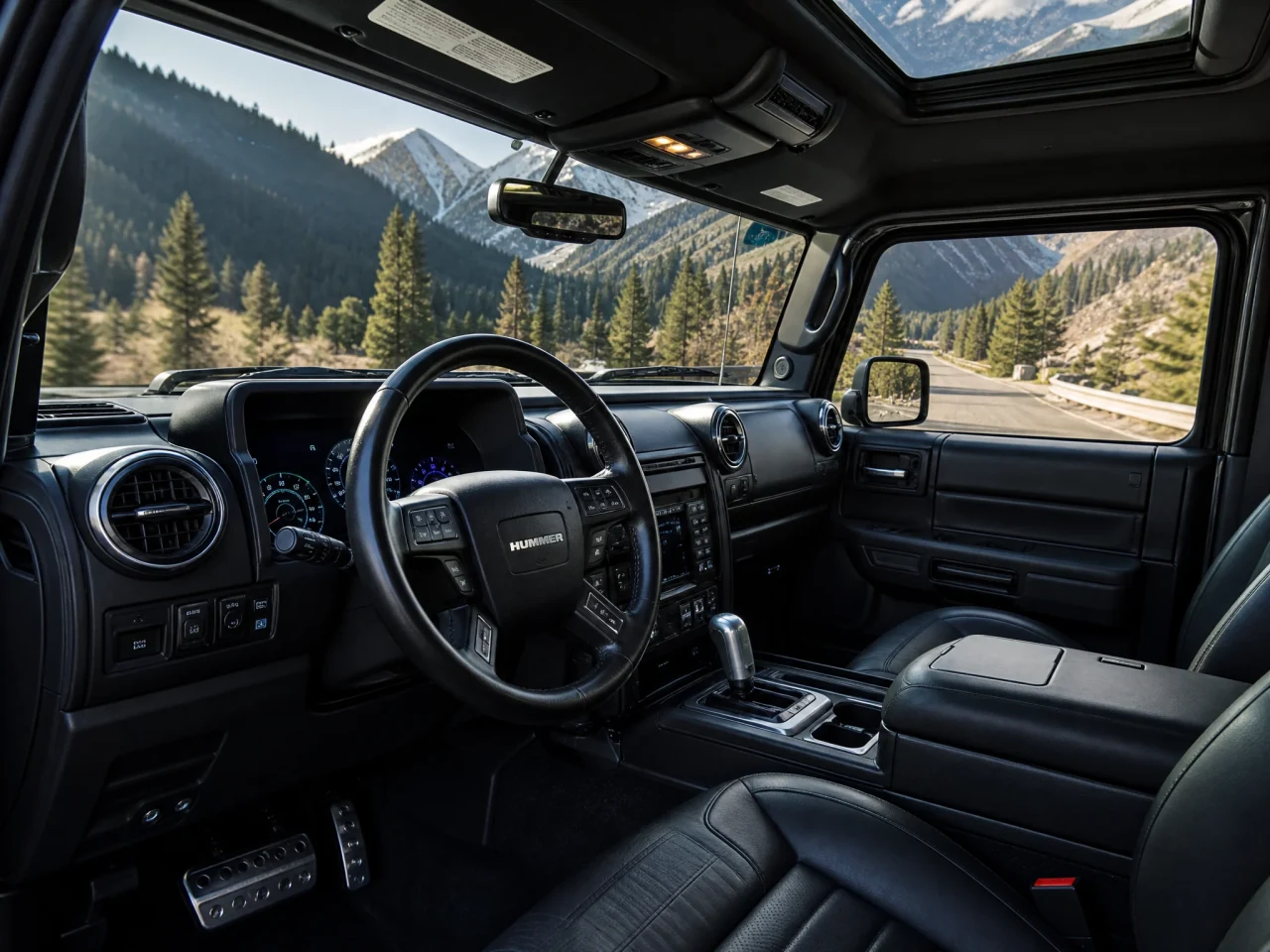Hummer H2 — салон