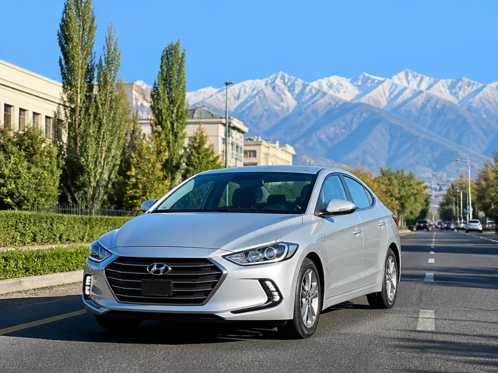 Hyundai Elantra 2018 — спереди