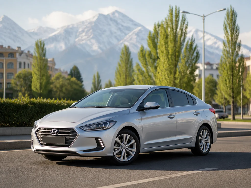 Hyundai Elantra 2018 — сбоку