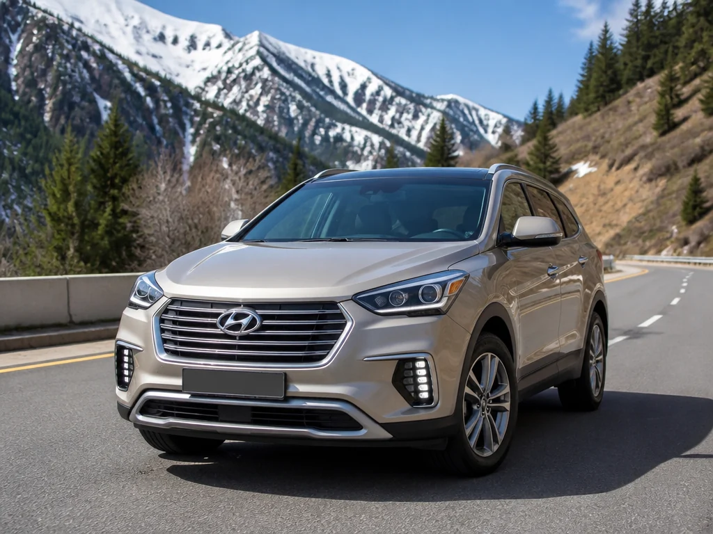 Hyundai Santa Fe 2017 — спереди