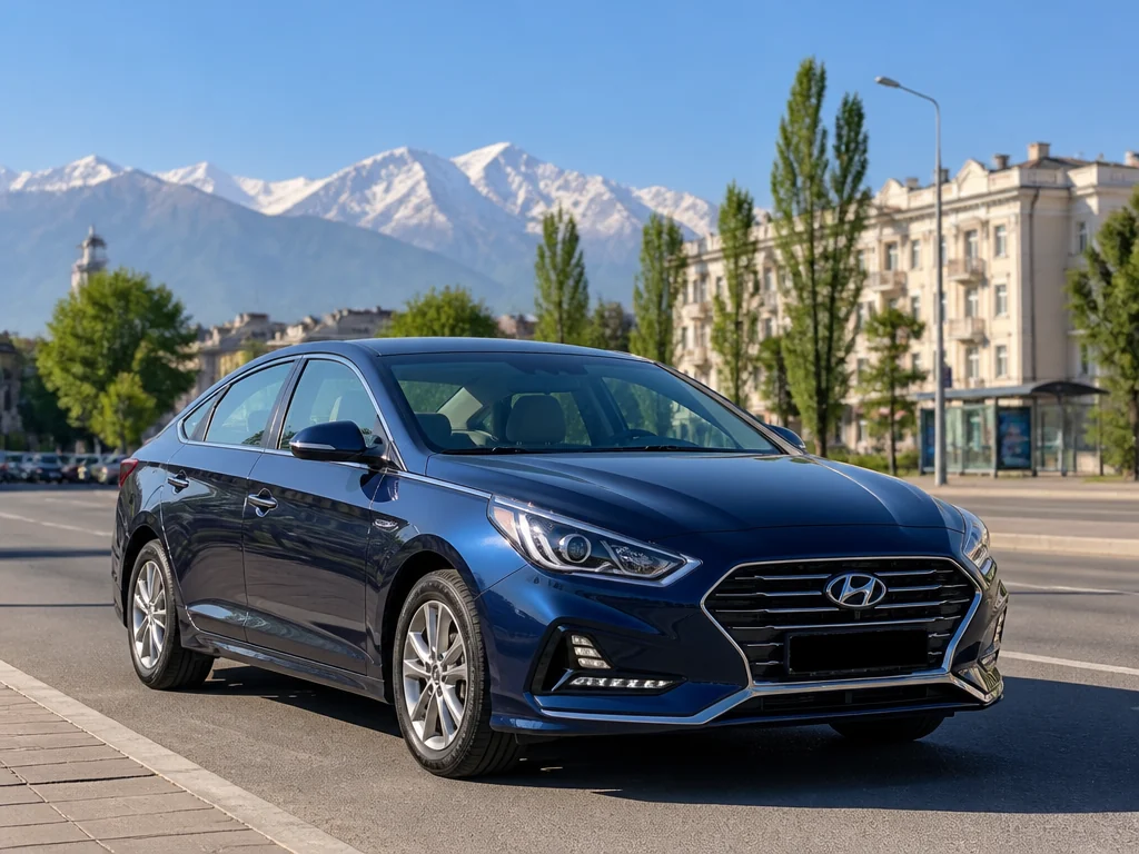 Hyundai Sonata 2018 — спереди
