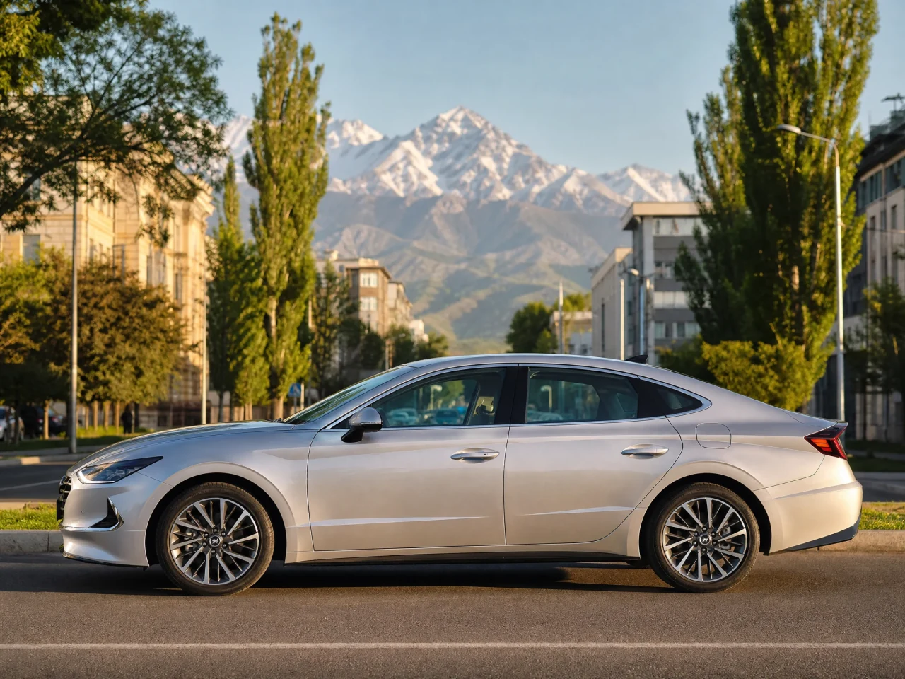 Hyundai Sonata — сбоку
