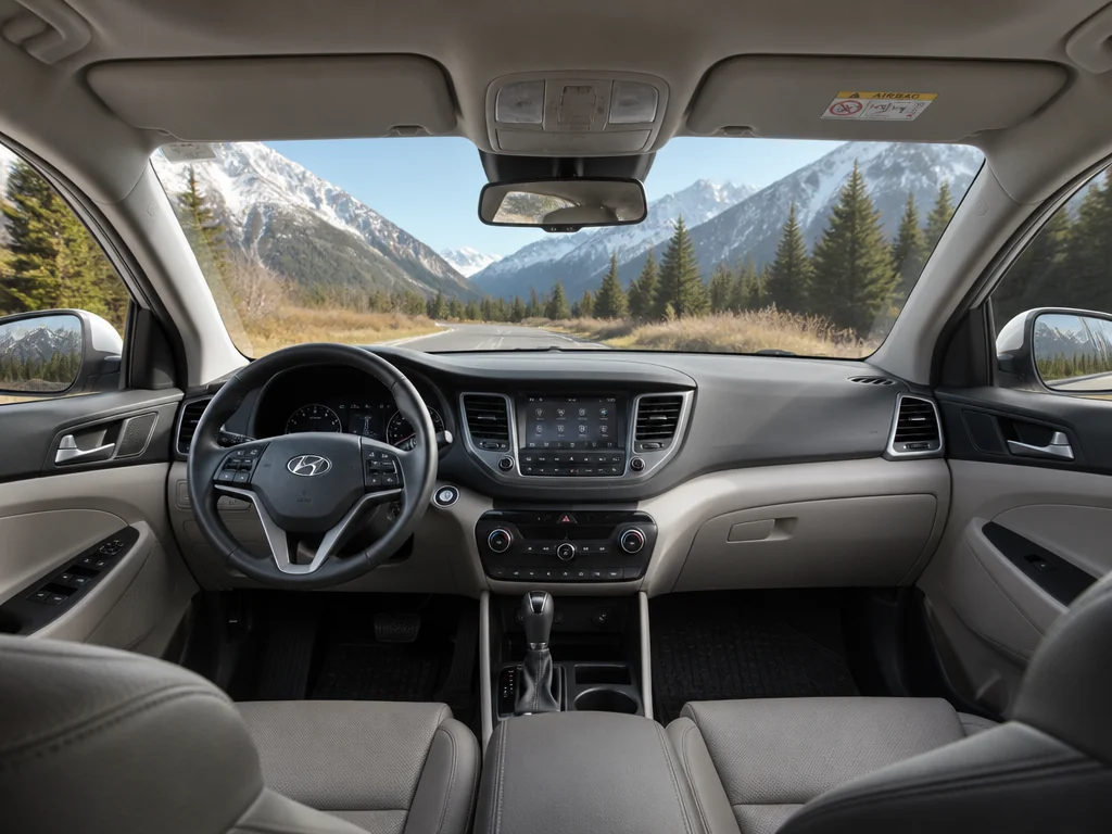 Hyundai Tucson 2016 — салон