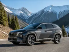 Hyundai Tucson 2025 — сбоку