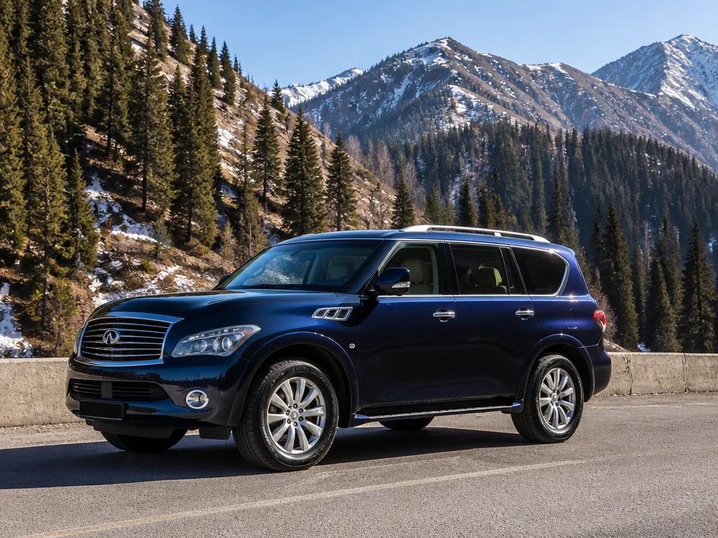 Infiniti QX80 2014 — сбоку