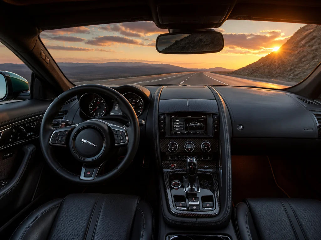 Jaguar F-Type 2016 — салон
