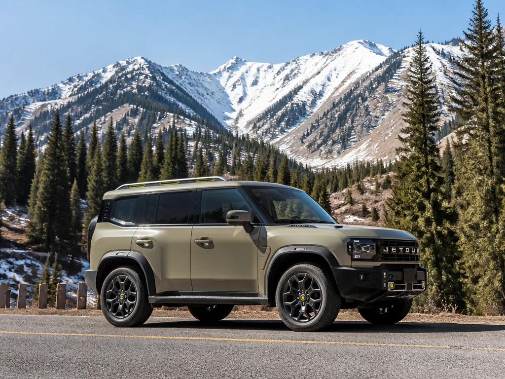Jetour T2 2026 — сбоку
