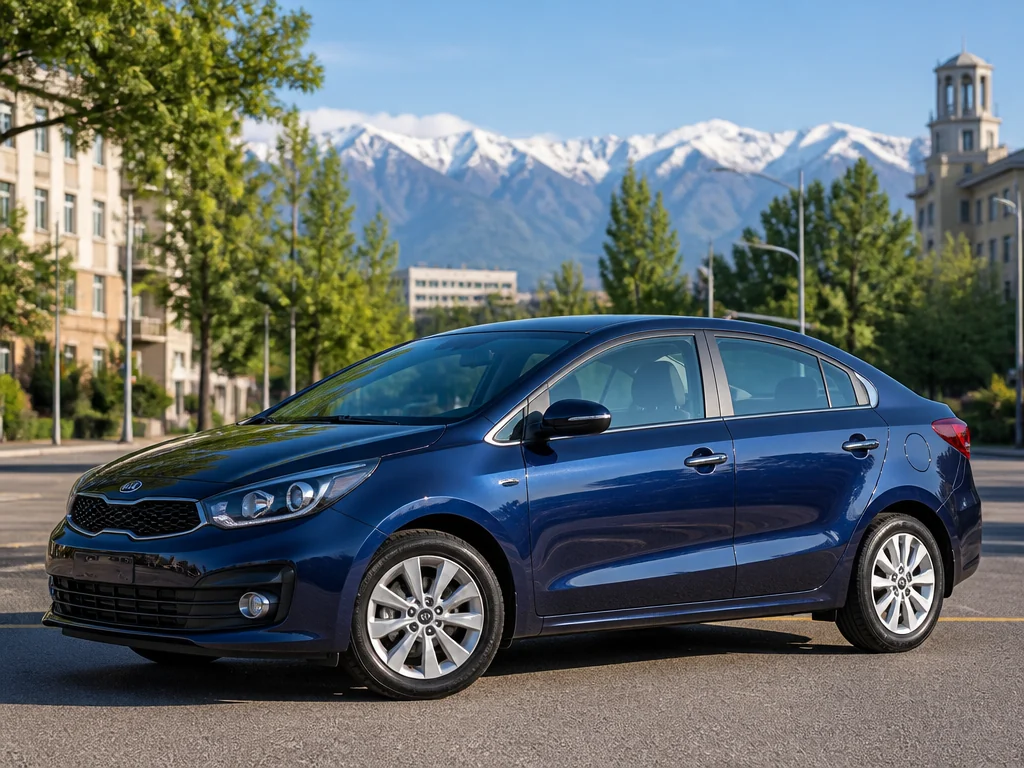 Kia Rio 2016 — сбоку