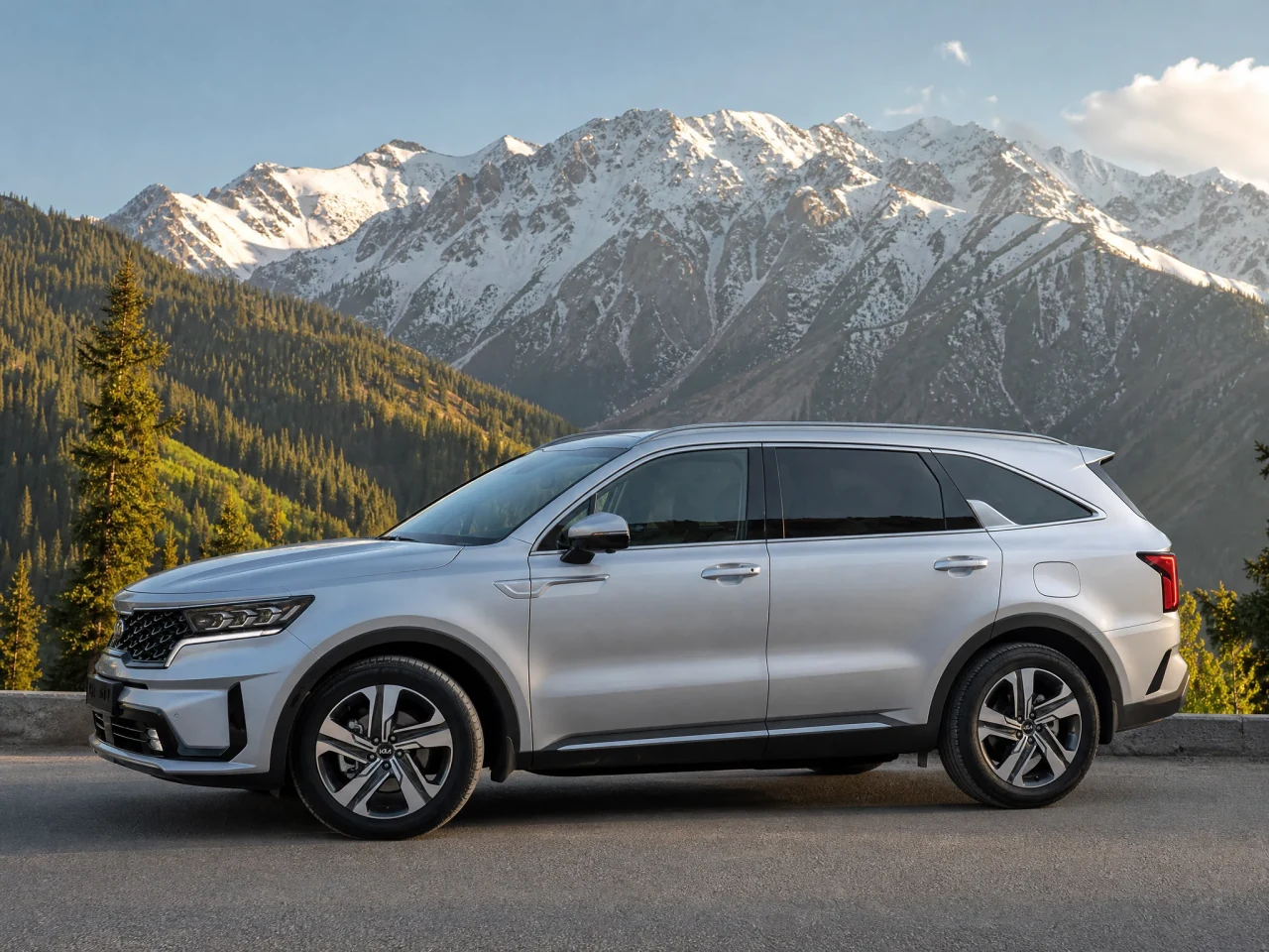 Kia Sorento — сбоку