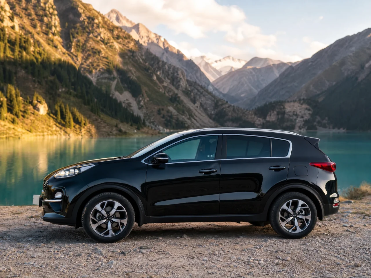 Kia Sportage — сбоку