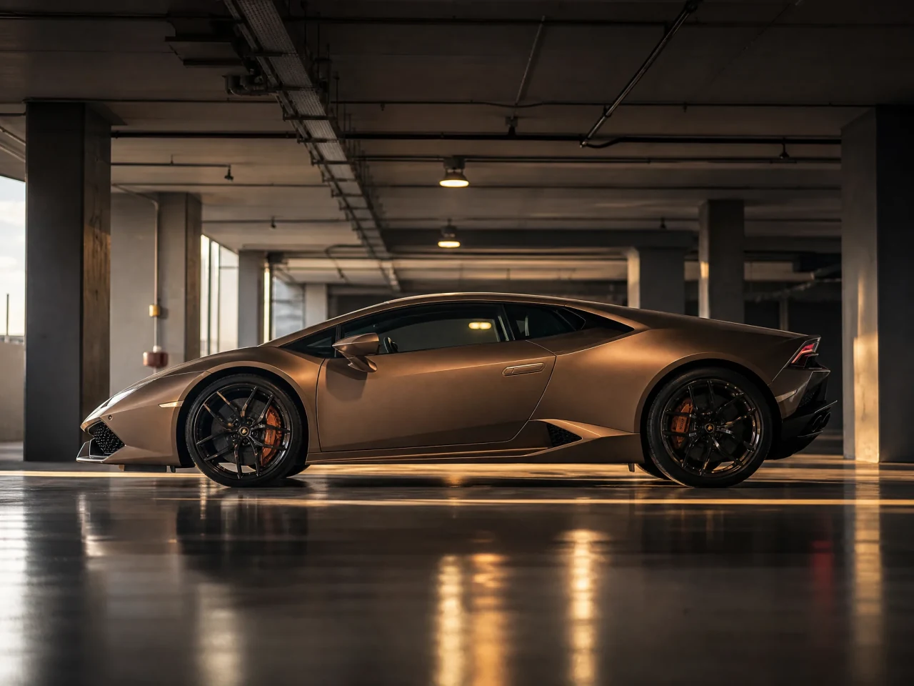 Lamborghini Huracan — сбоку