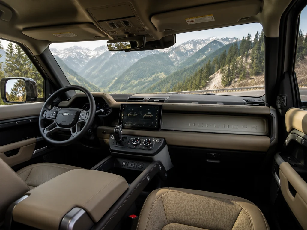 Land Rover Defender — салон