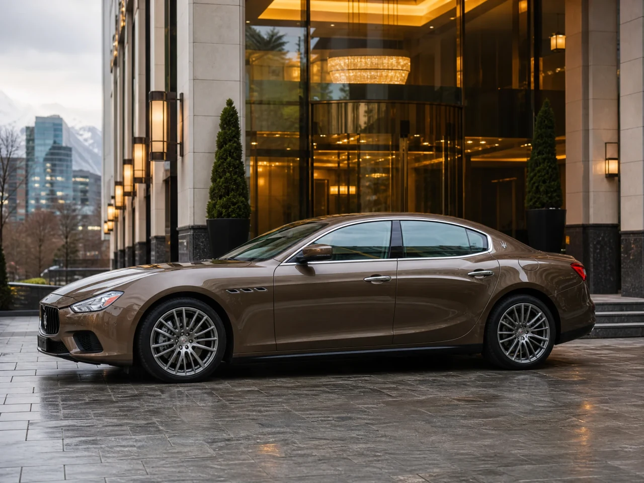 Maserati Ghibli — сбоку
