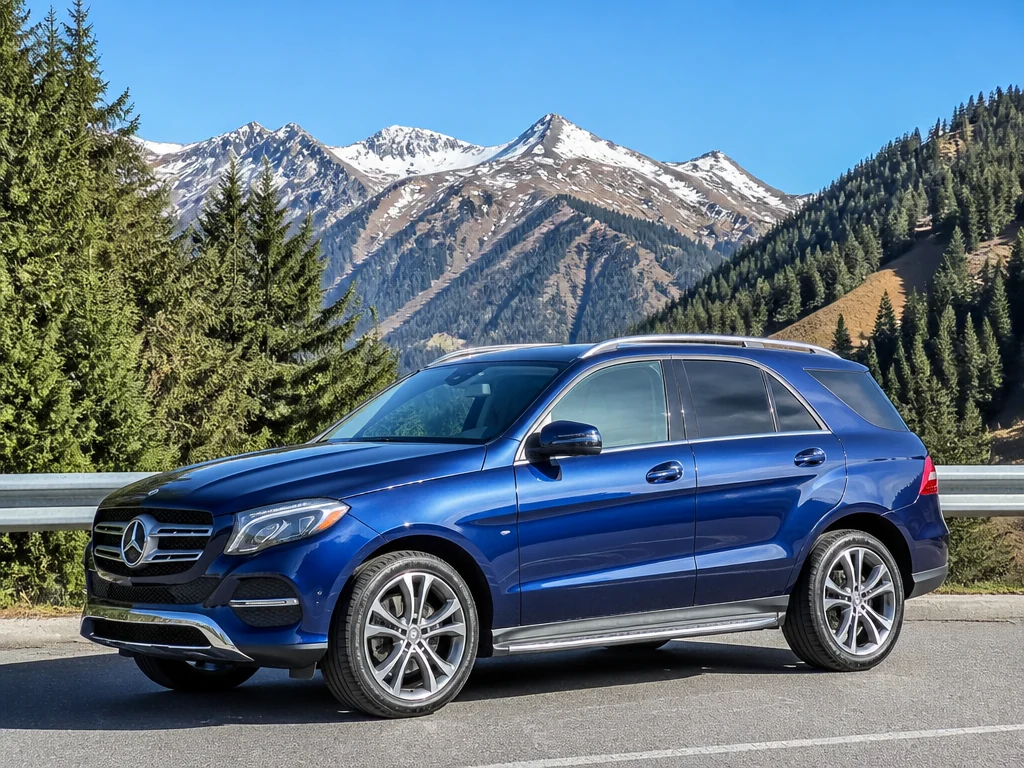 Mercedes-Benz GLE 2017 — сбоку