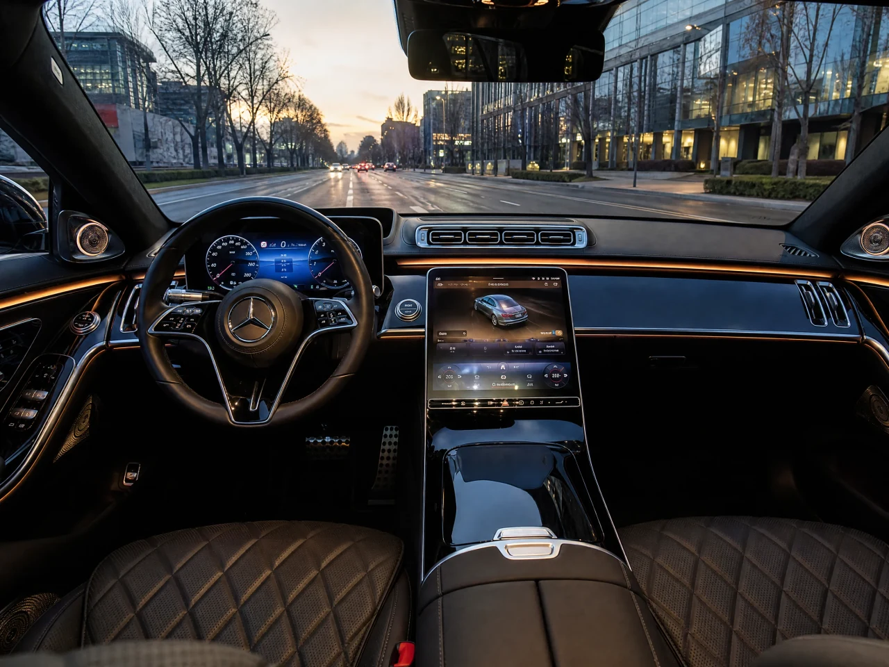 Mercedes-Benz S-Class W223 — салон