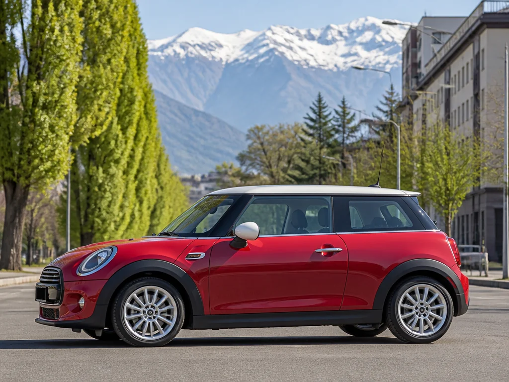 Mini Cooper 2022 — сбоку