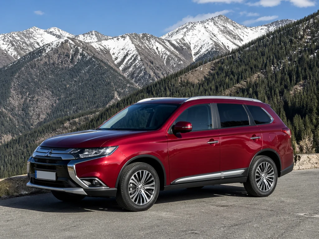 Mitsubishi Outlander 2016 — сбоку