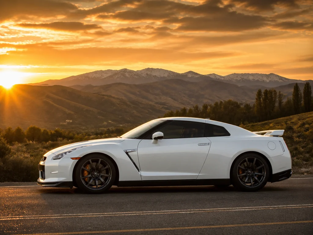 Nissan GT-R 2014 — сбоку