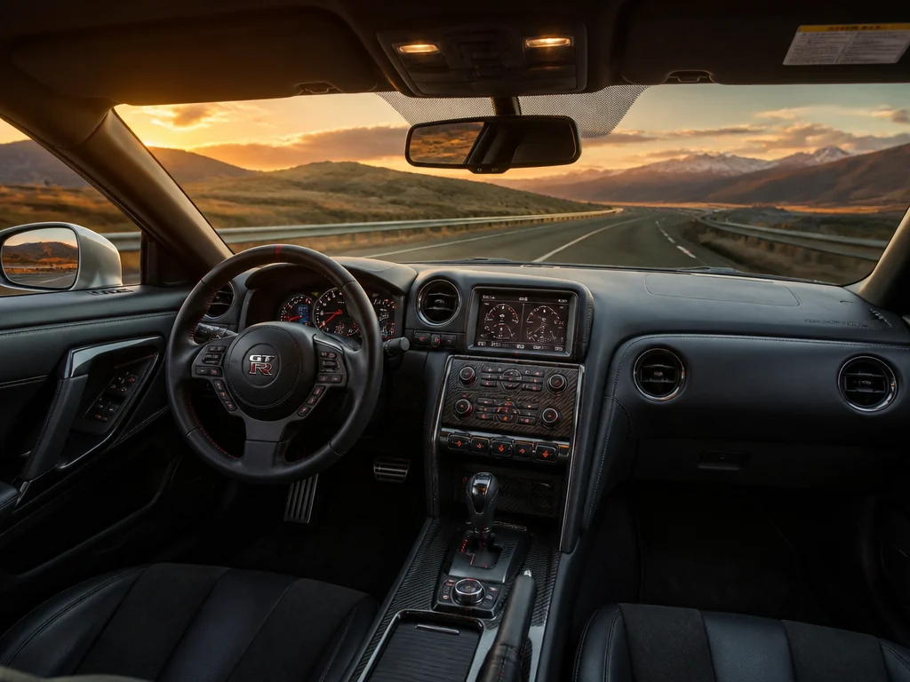 Nissan GT-R 2014 — салон
