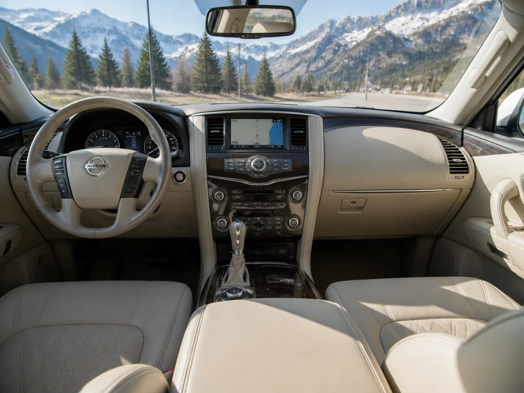 Nissan Patrol 2014 — салон