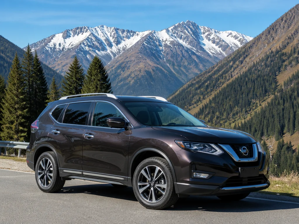 Nissan X-Trail 2017 — сбоку