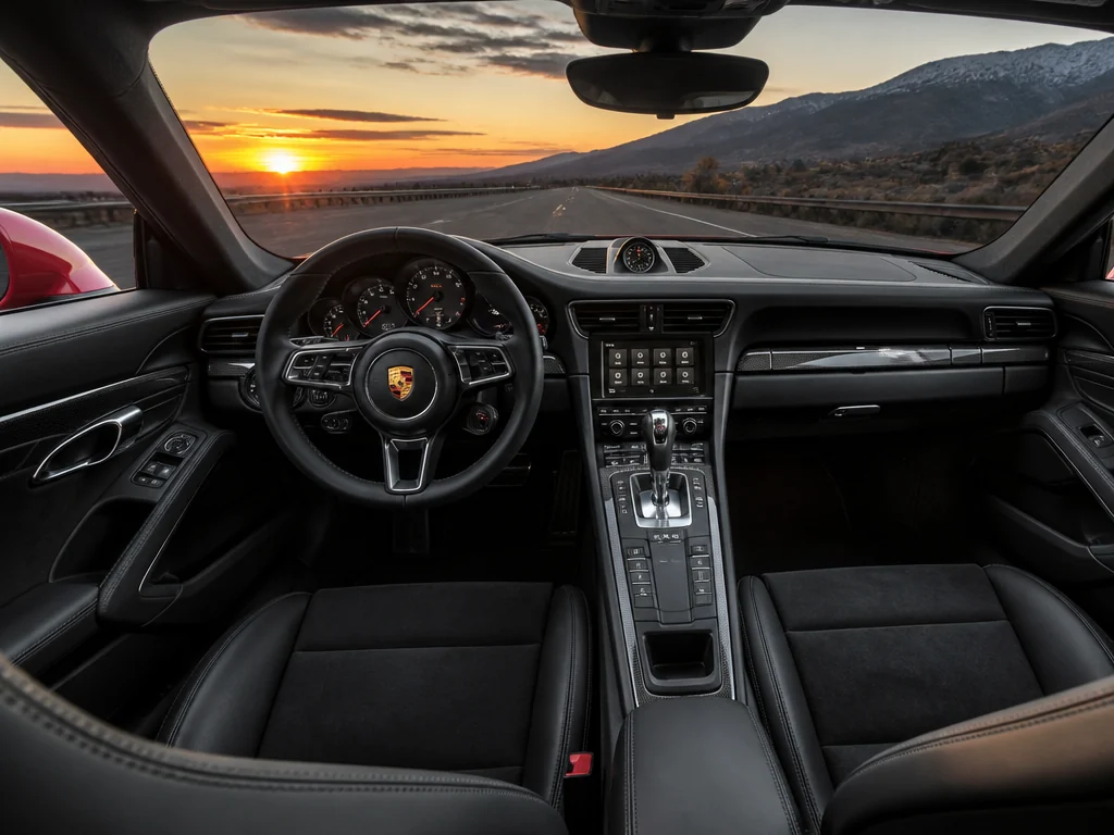 Porsche 911 2016 — салон
