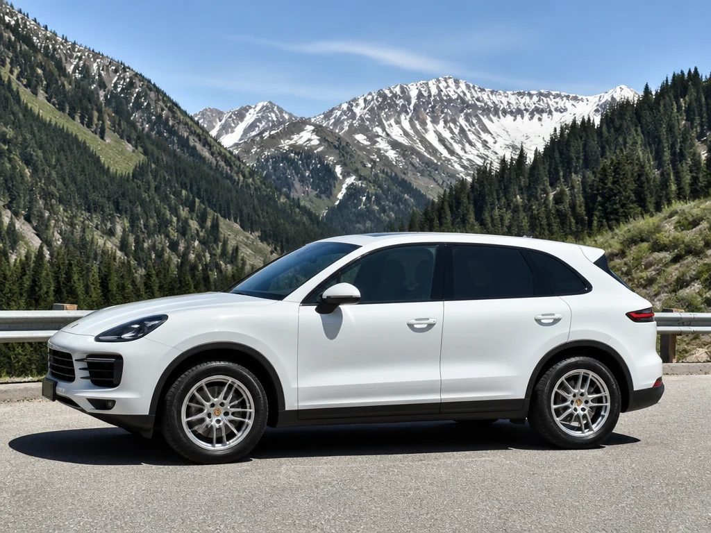 Porsche Cayenne 2016 — сбоку