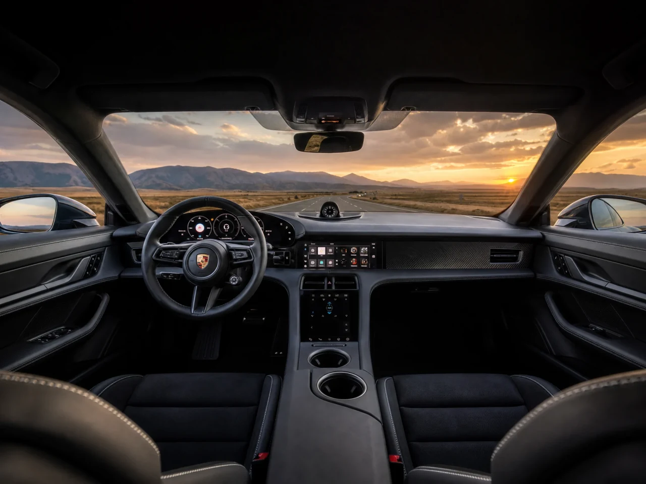 Porsche Taycan — салон