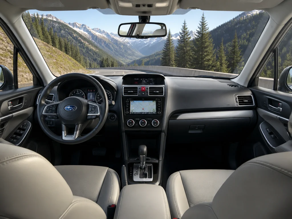Subaru Forester 2015 — салон