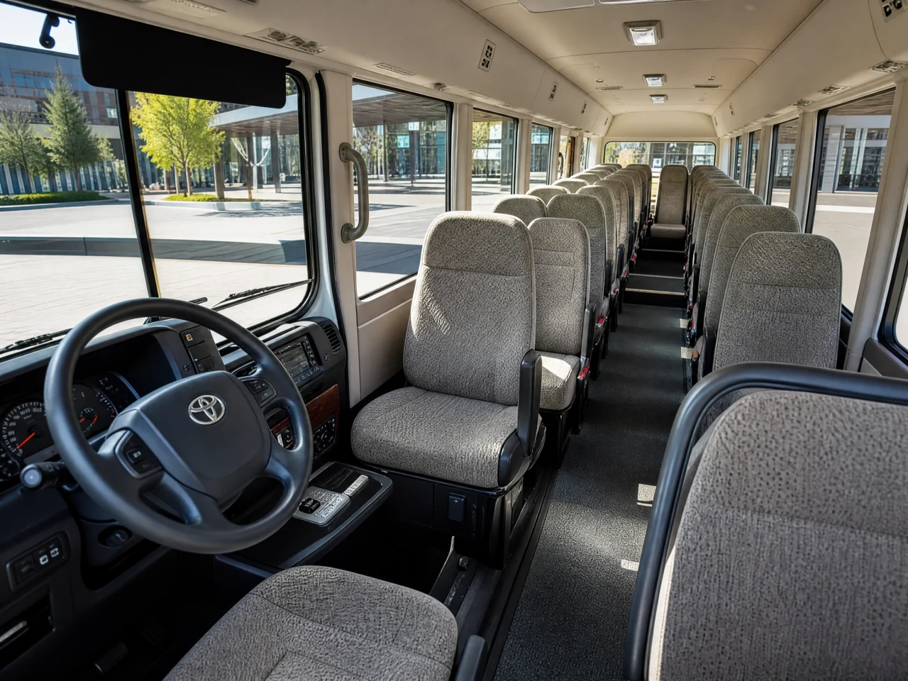 Toyota Coaster — салон