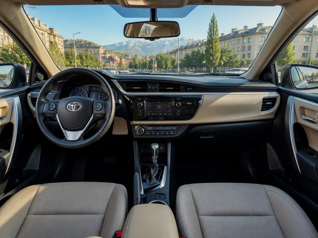 Toyota Corolla 2016 — салон